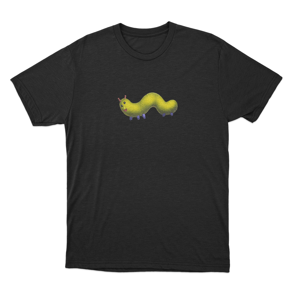 Booger Worm Unisex T Shirt Black Booger Worm Unisex T Shirt Black