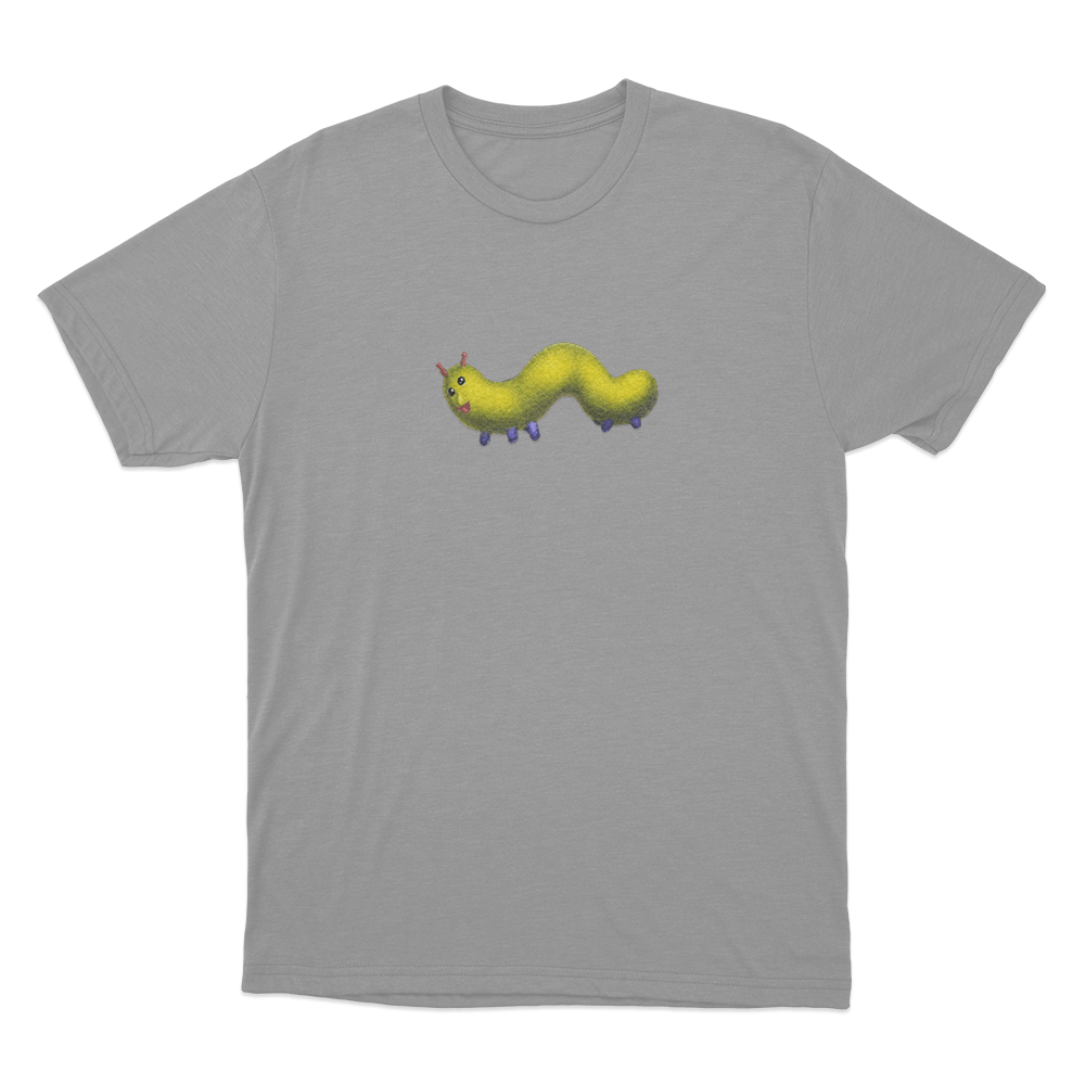 Booger Worm Unisex T Shirt Grey Booger Worm Unisex T Shirt Grey