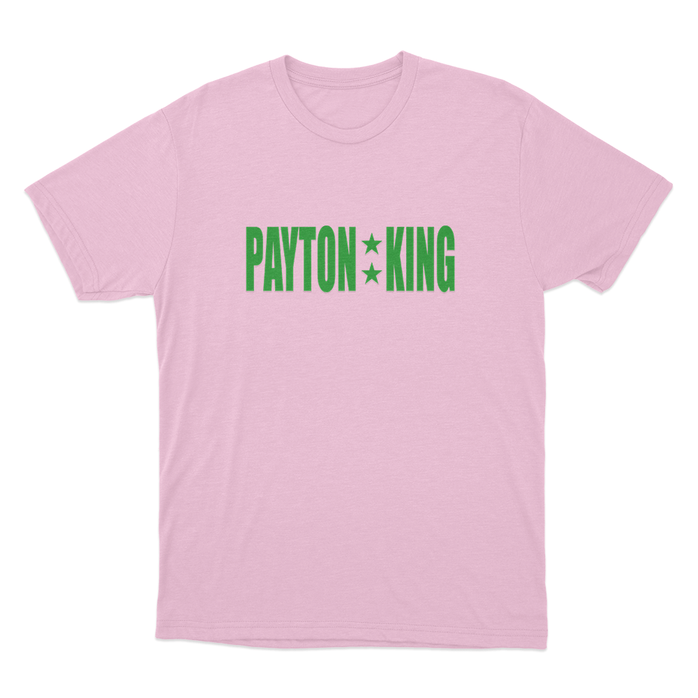 Payton King Logo Unisex T Shirt Pink Payton King Logo Unisex T Shirt Pink
