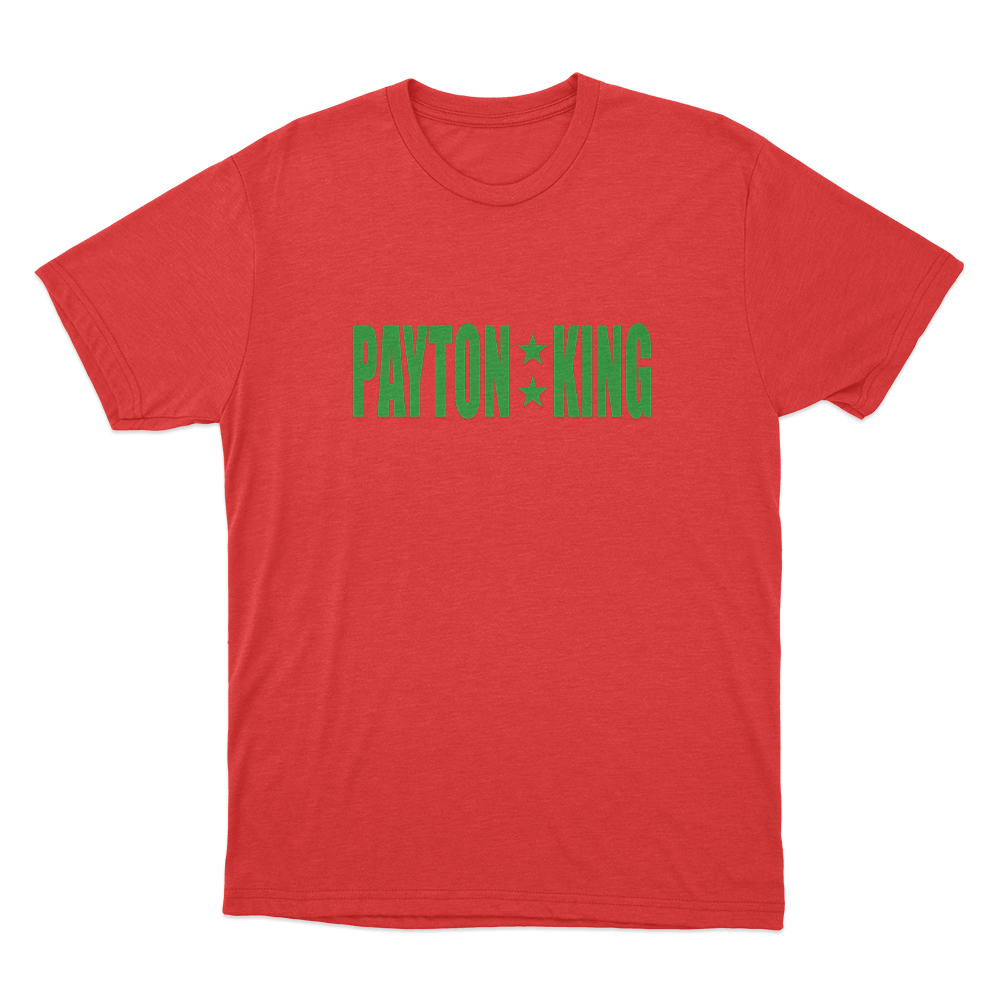 Payton King Logo Unisex T Shirt Red Payton King Logo Unisex T Shirt Red