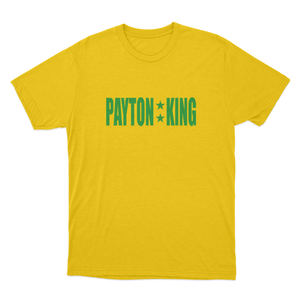 Payton King Logo Unisex T Shirt Yellow Payton King Logo Unisex T Shirt Yellow