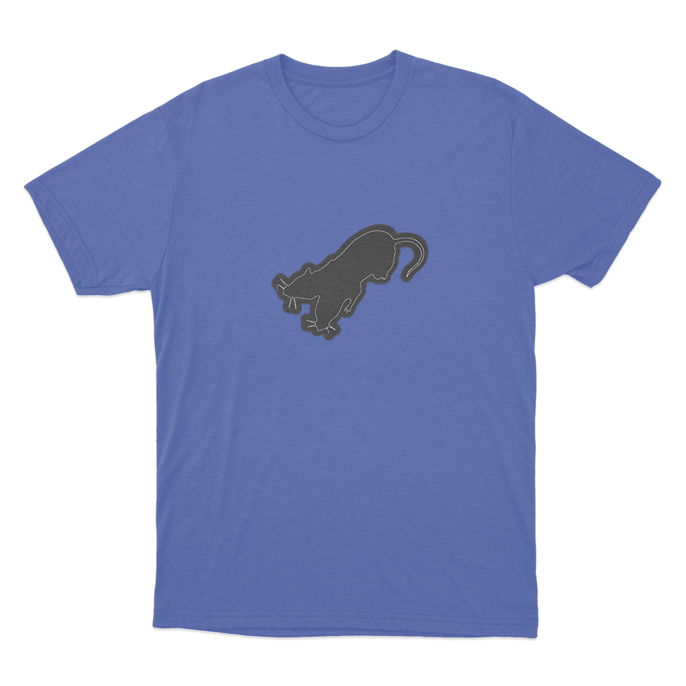 Payton King Rat Unisex T Shirt Blue Payton King Rat Unisex T Shirt Blue