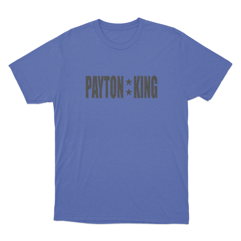 Payton King Unisex T Shirt Blue Payton King Unisex T Shirt Blue