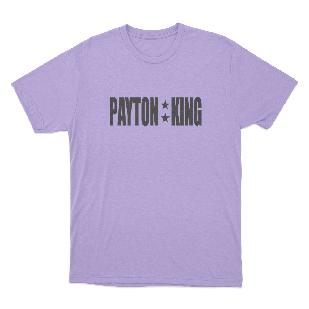 Payton King Unisex T Shirt Purple Payton King Unisex T Shirt Purple